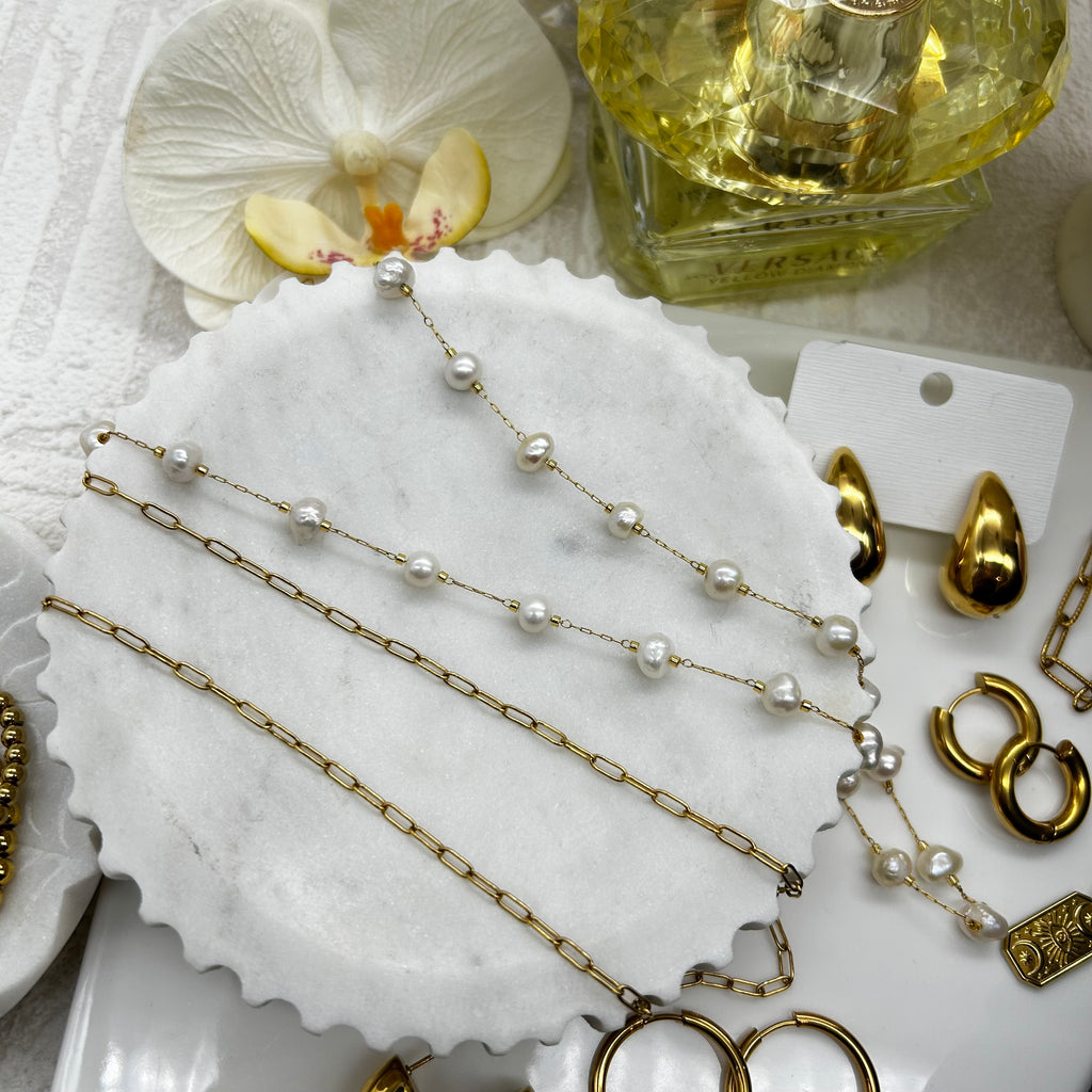 First Piece Necklace Pearl