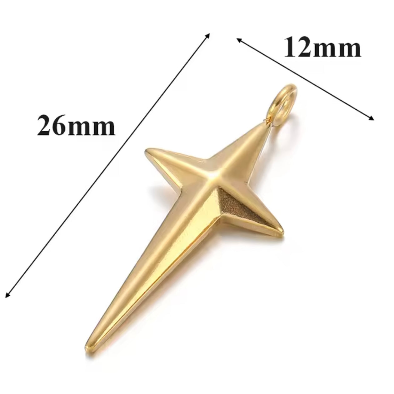 North Star Cross Pendant