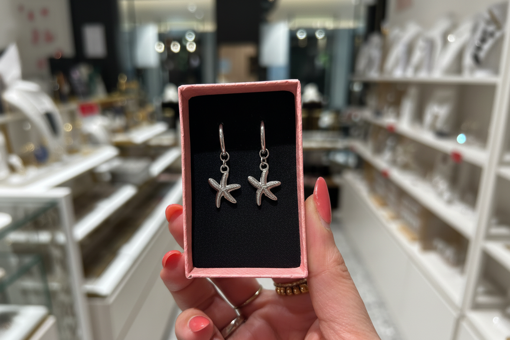 Star Fish Hoops
