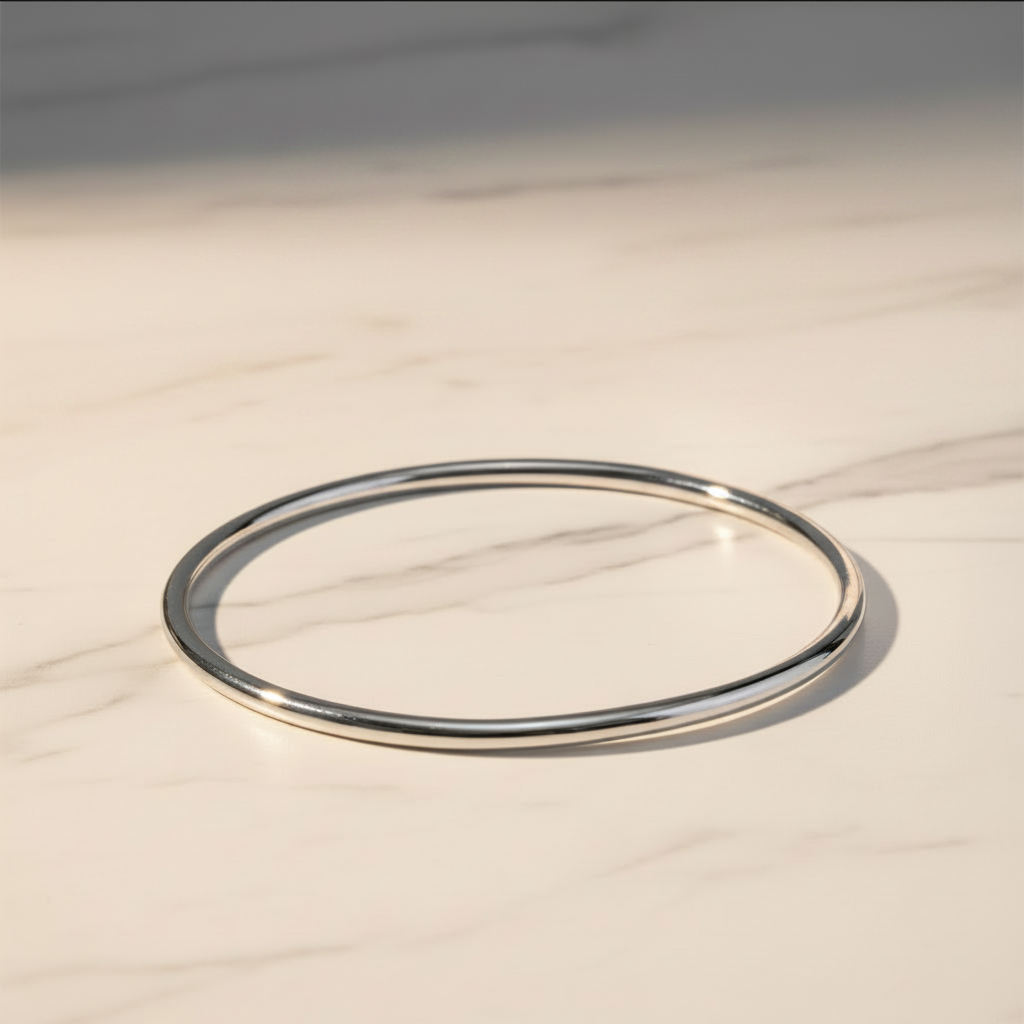 Round Stainless Bangle