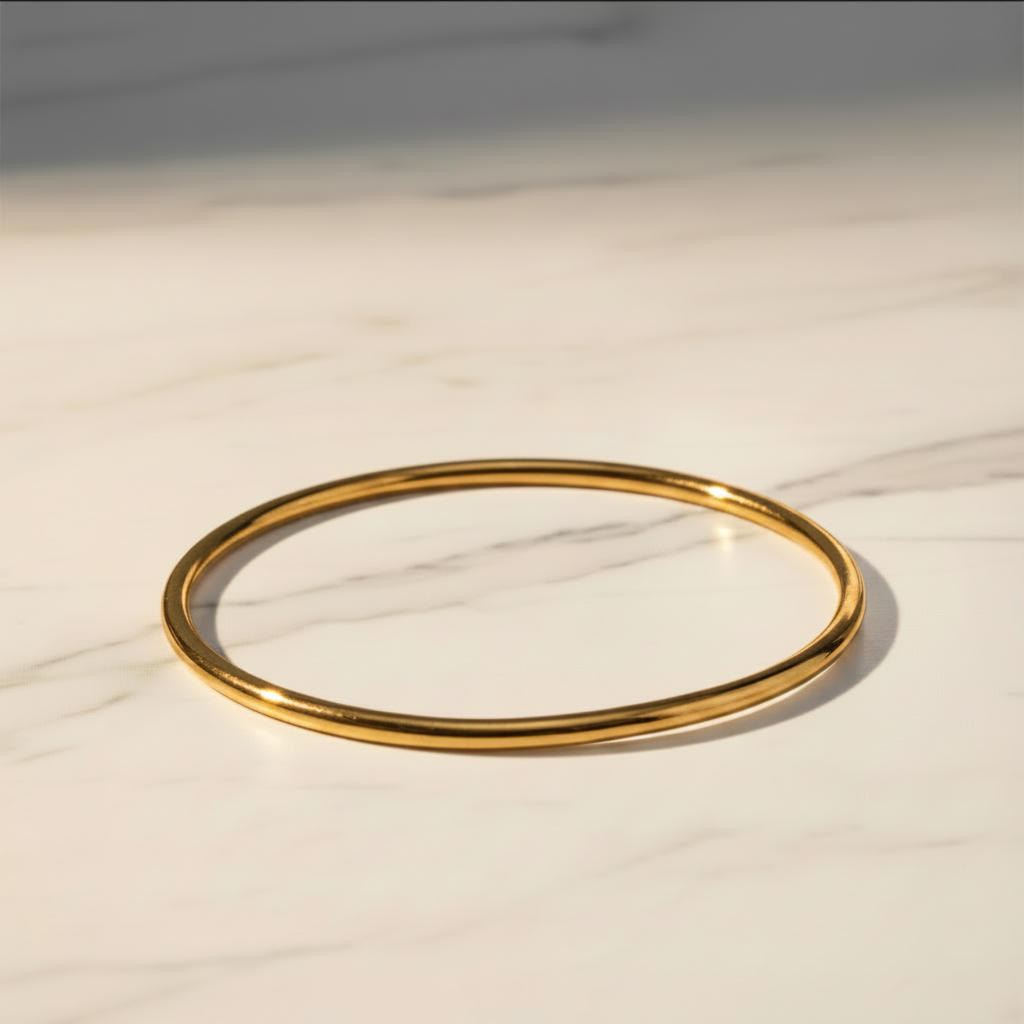 Round Stainless Bangle
