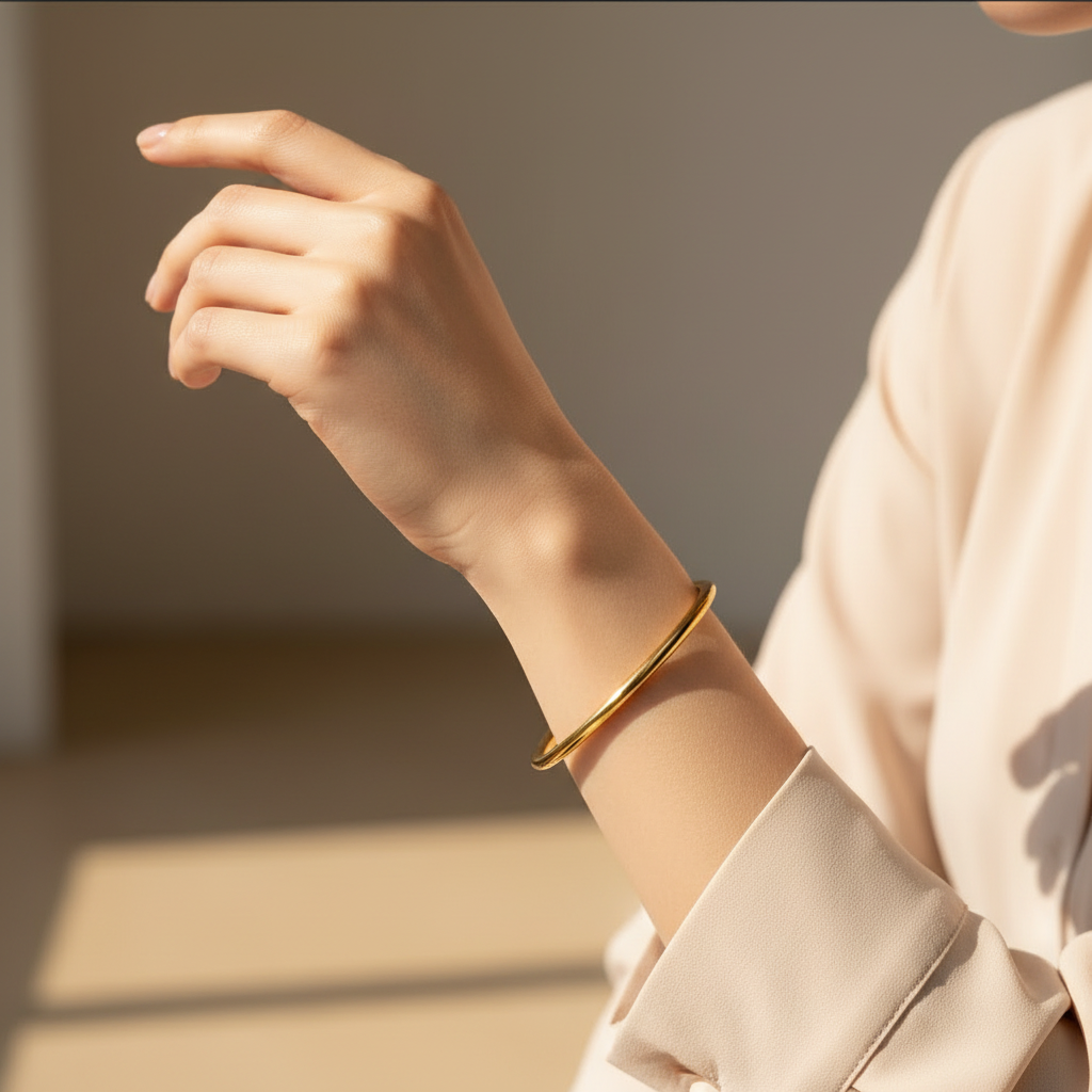 Round Stainless Bangle