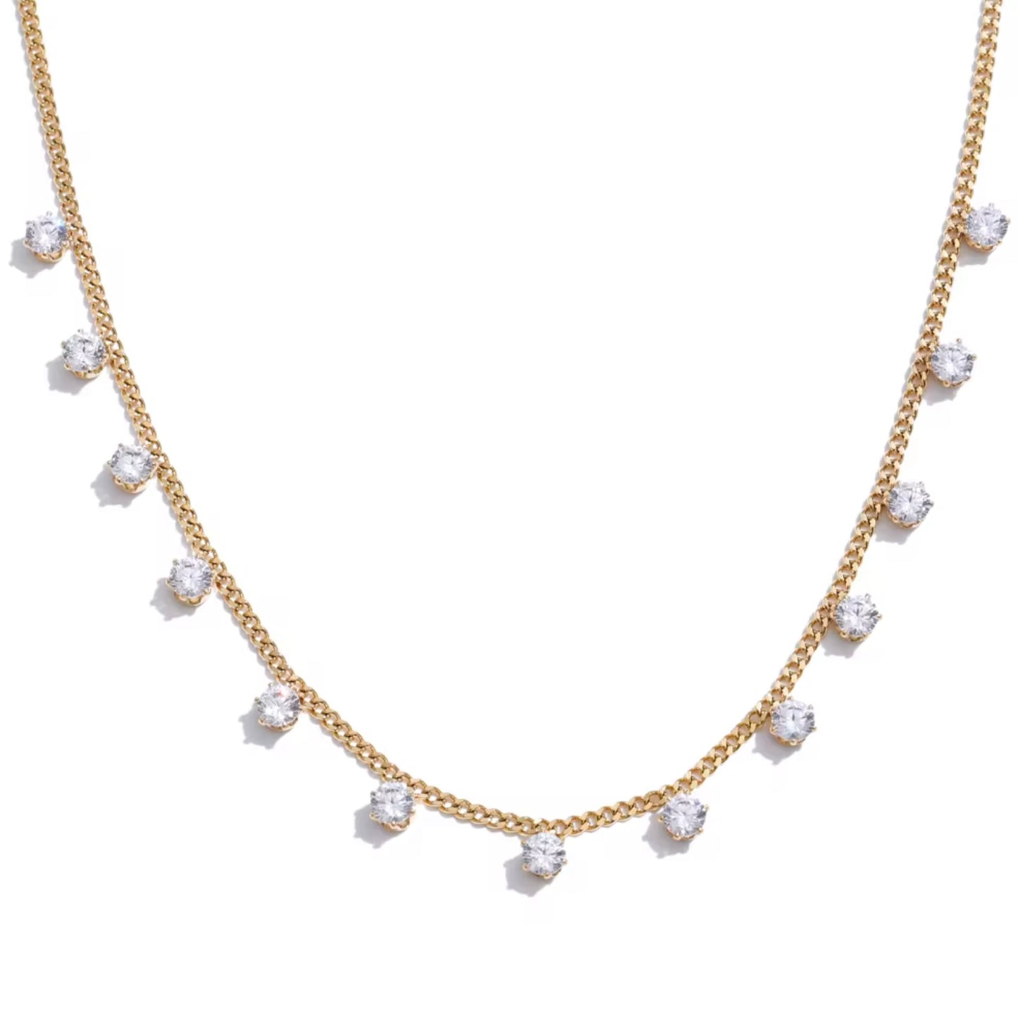 Elyssa Crystal Charm Necklace