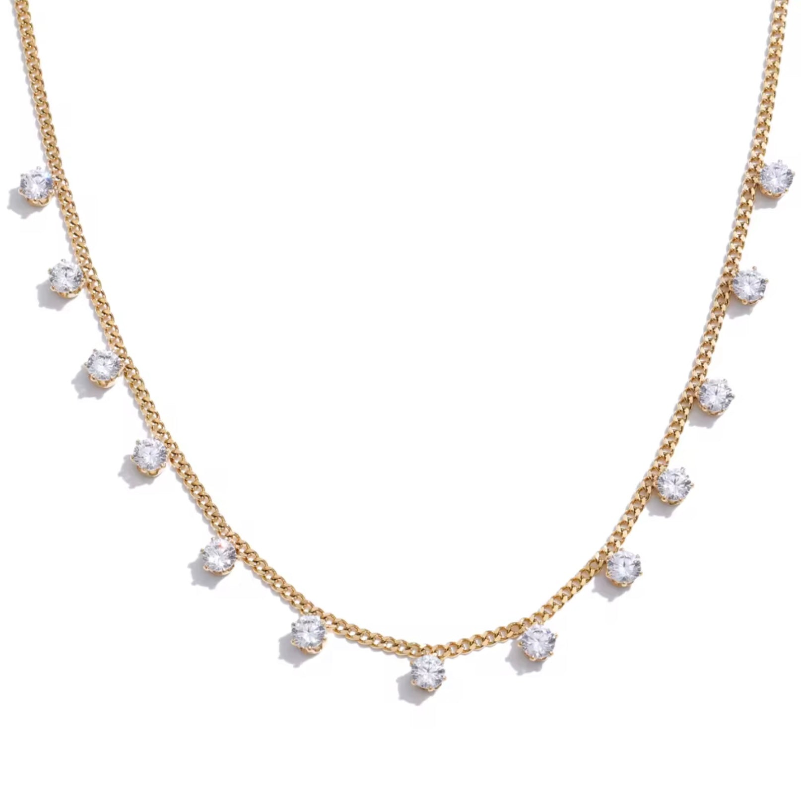 Elyssa Crystal Charm Necklace