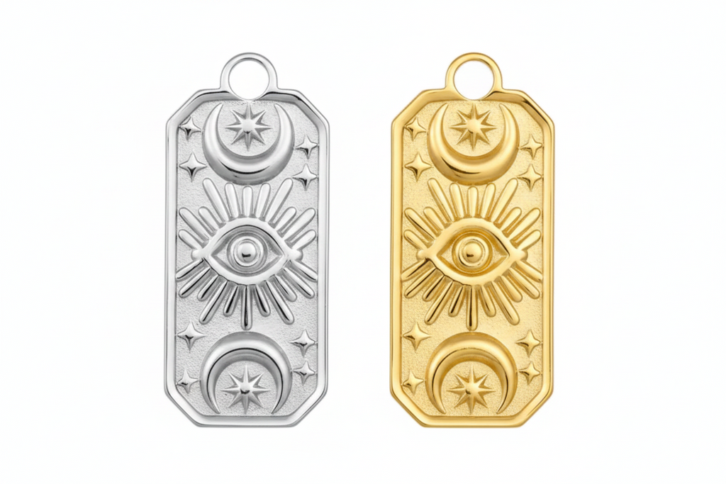 Eye and Moon Charm