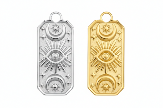 Eye and Moon Charm