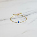 Eye Charm Paperclip Bracelet (Permanent)