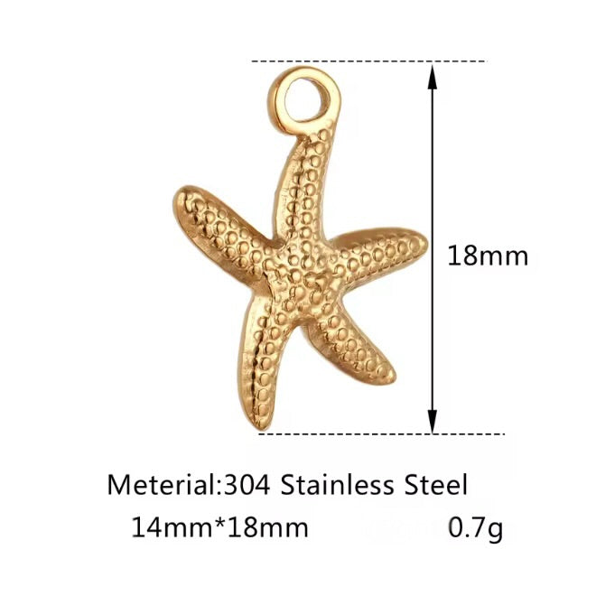 Star Fish Hoops