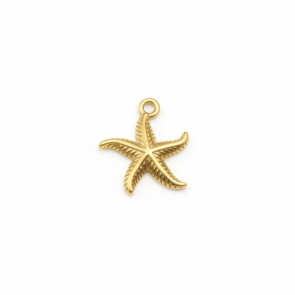 Starfish Stainless Steel Charms