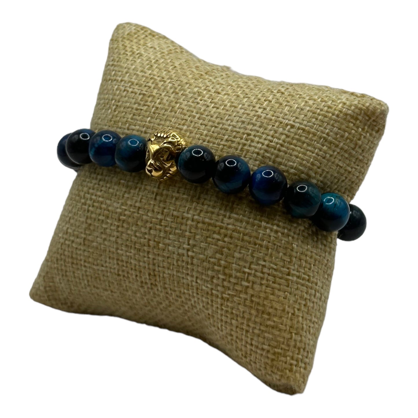 Blue Tigers Eye Leo Bracelet