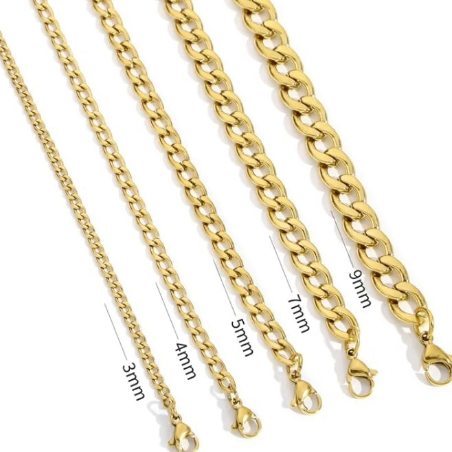 Cuban Link Stainless Steel Necklace