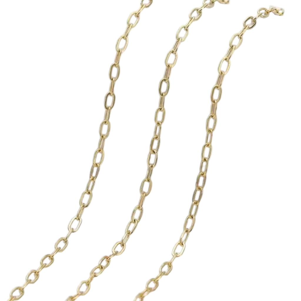 2.5 x 4.5mm Paperclip Chain Bracelet