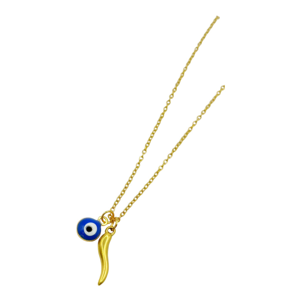 Chilli and Eye Necklace