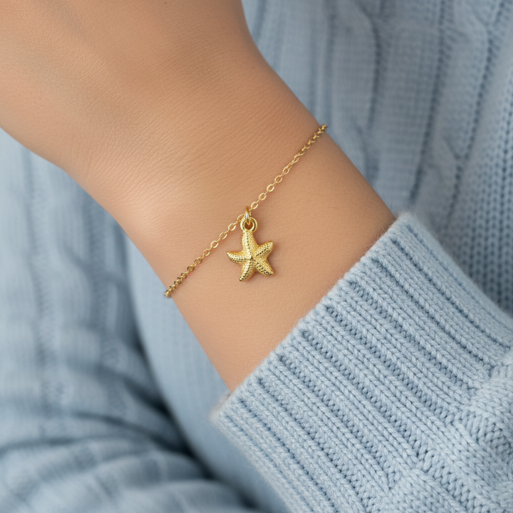 Starfish Stainless Steel Charms