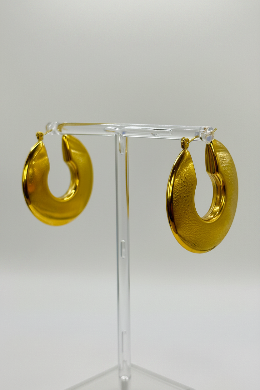 Ella Gold Statement Hoops