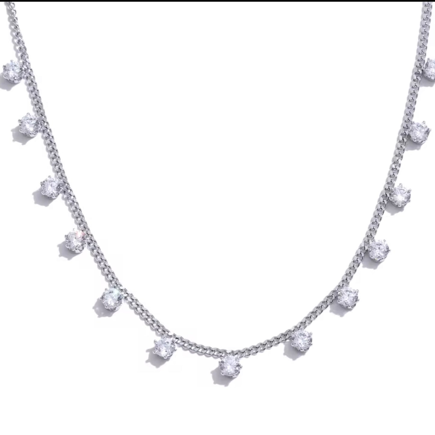 Elyssa Crystal Charm Necklace