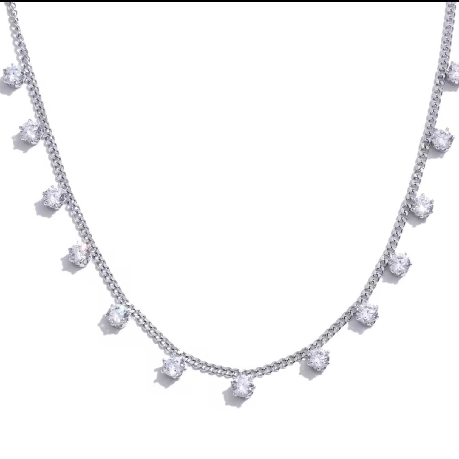 Elyssa Crystal Charm Necklace
