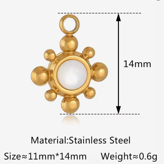 Vintage Mother of Pearl Charm