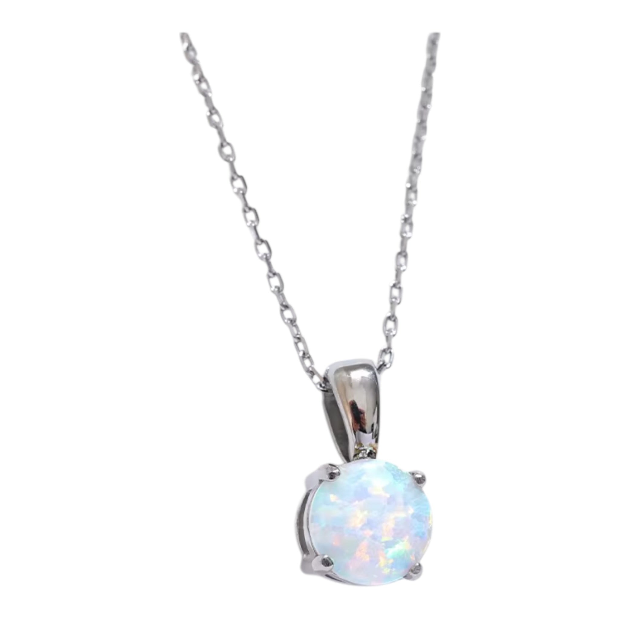 Small Opal Necklace
