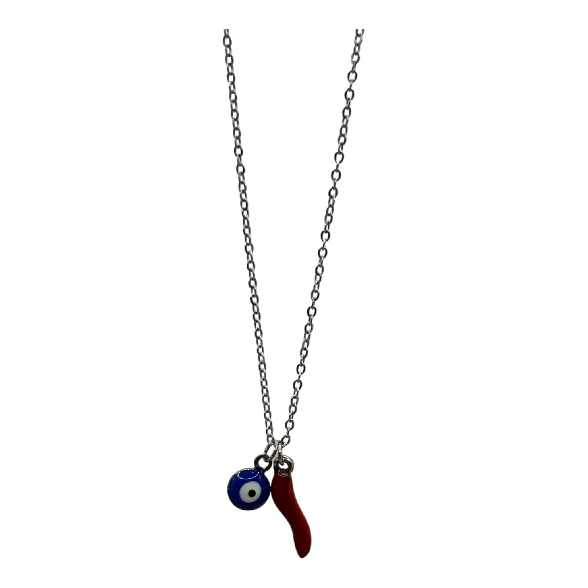 Chilli and Eye Necklace
