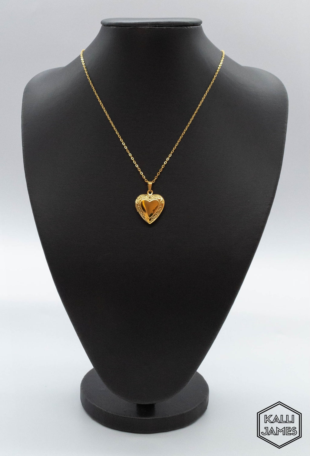 Vintage Heart Locket Necklace
