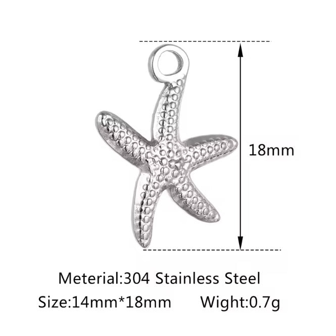 Star Fish Hoops