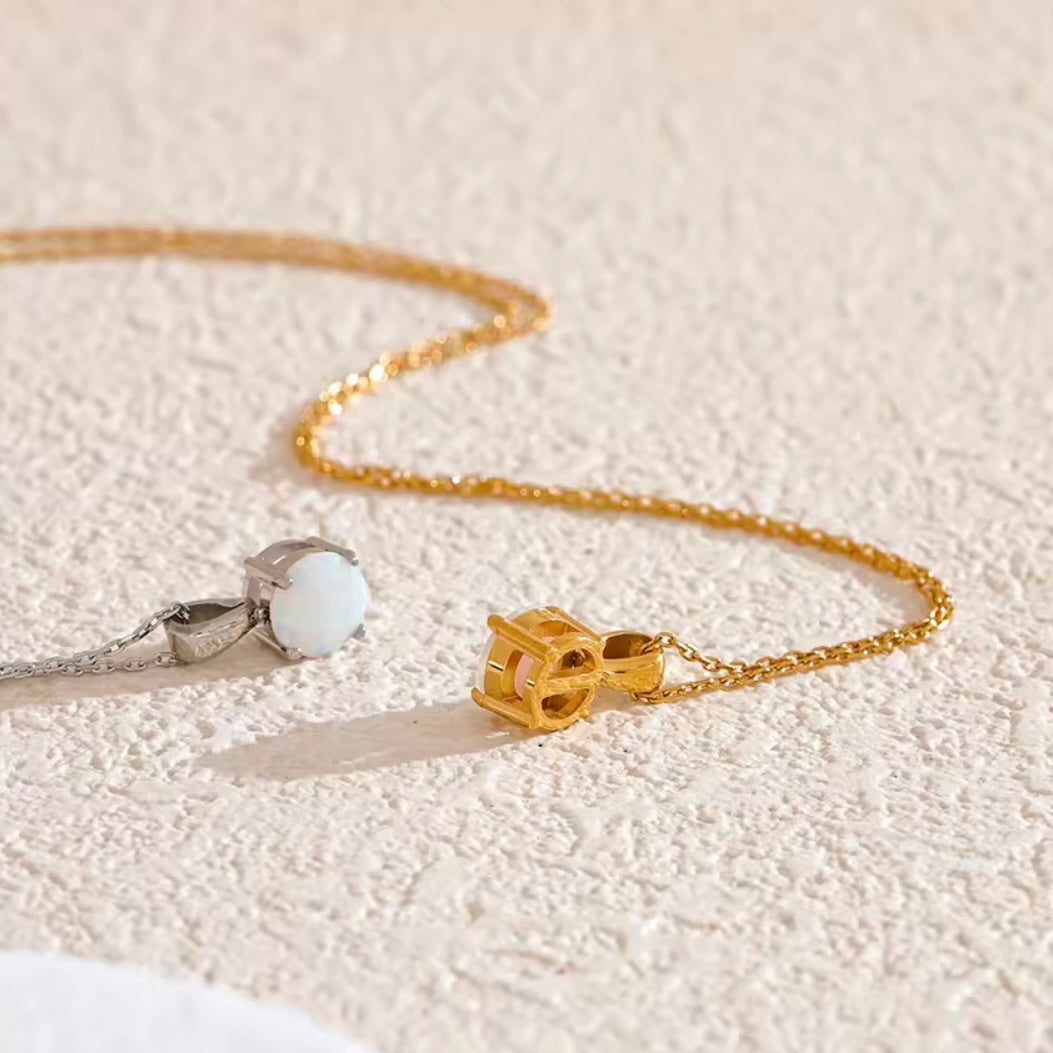 Small Opal Necklace