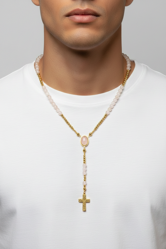 Rosary Beads - Rose Quartz