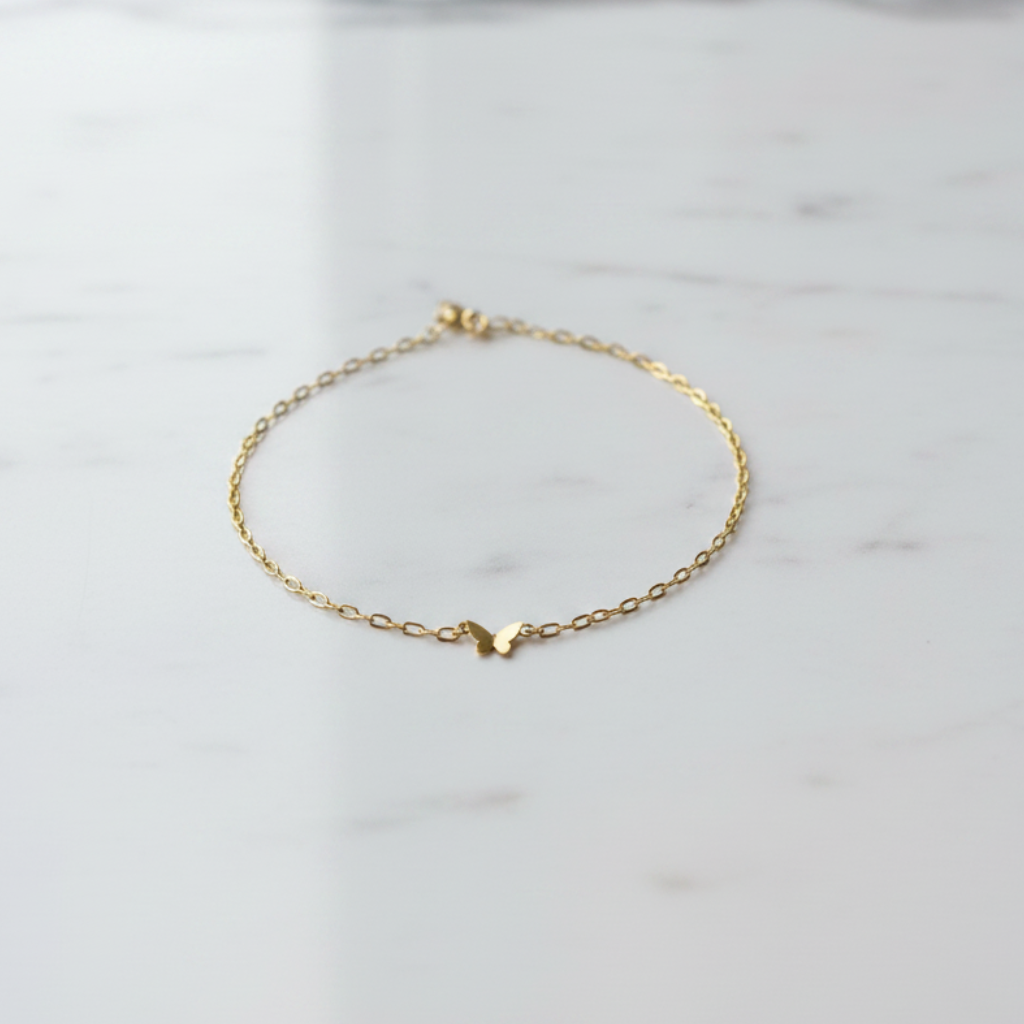 Butterfly Paper Clip Bracelet