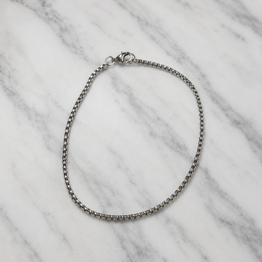2mm Rollo Box Chain Bracelet
