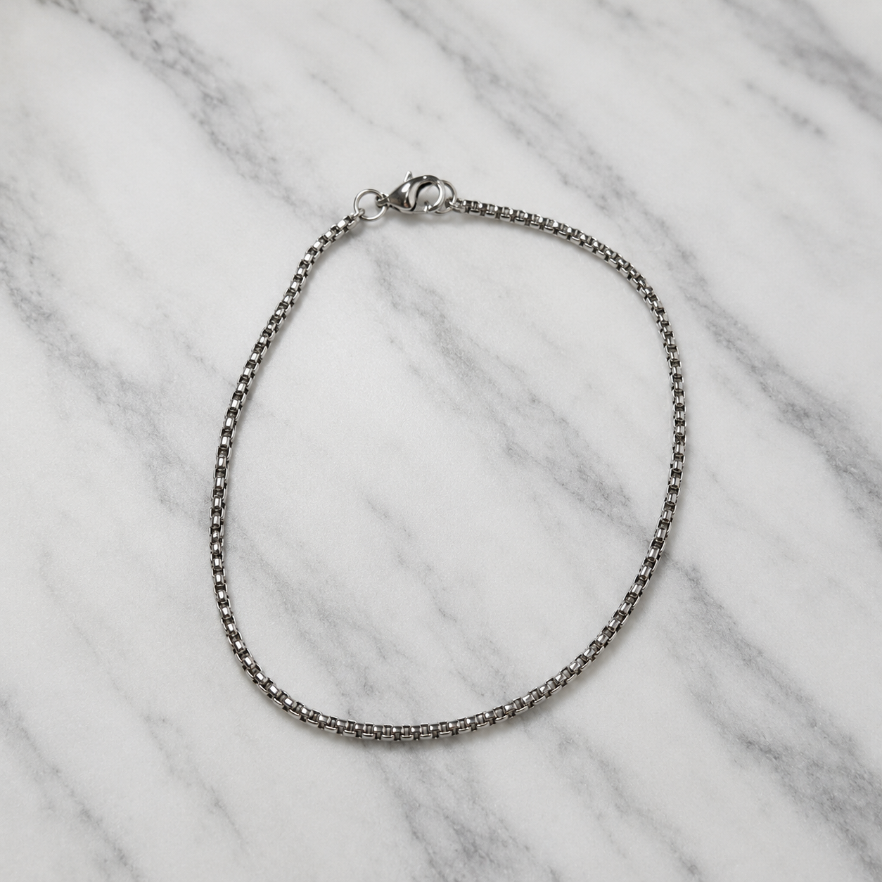 2mm Rollo Box Chain Bracelet