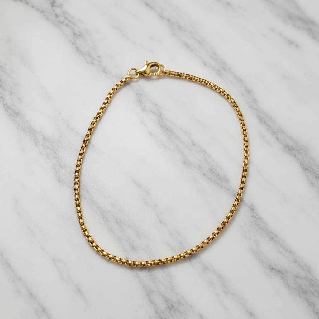 2mm Rollo Box Chain Bracelet