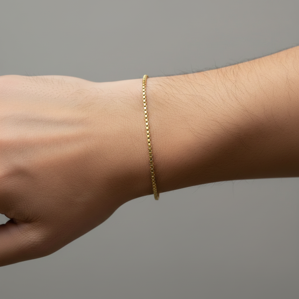 2mm Rollo Box Chain Bracelet