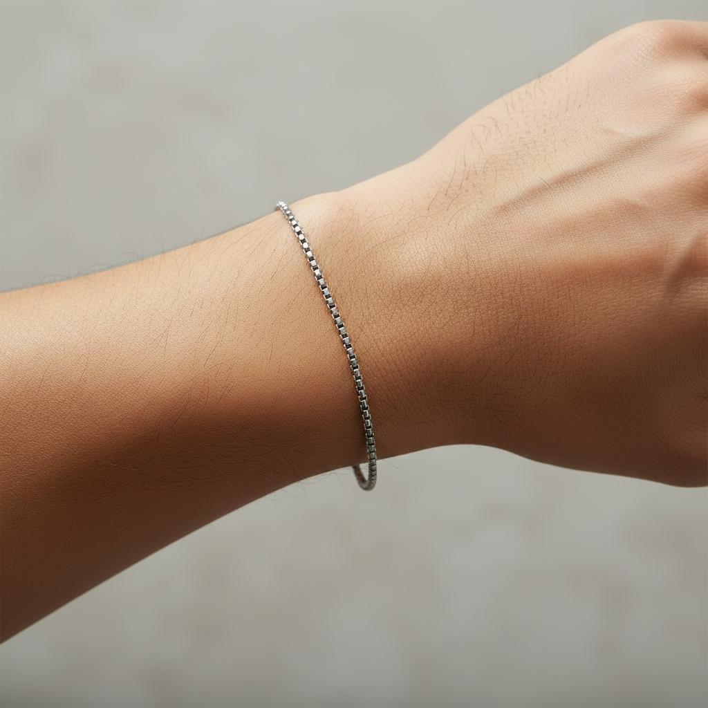 2mm Rollo Box Chain Bracelet