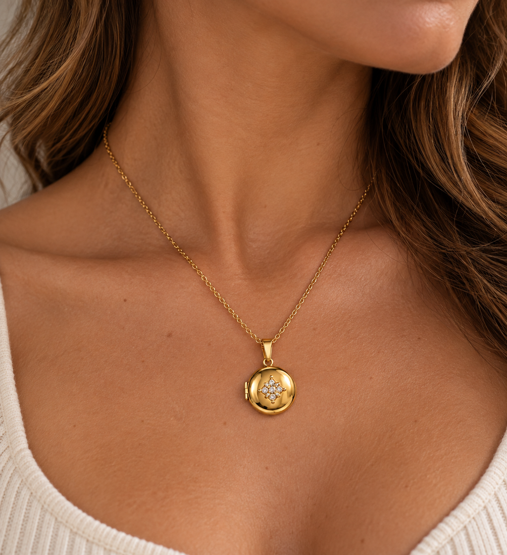 Claire Locket Necklace
