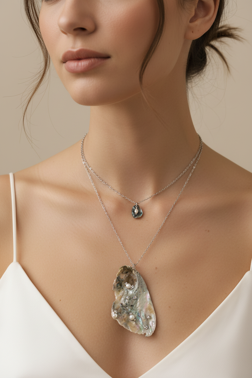 Embellished Sea Shell Set