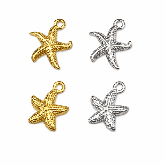 Starfish Stainless Steel Charms