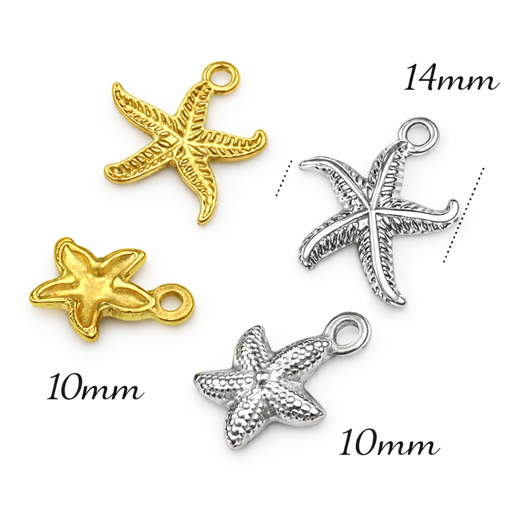 Starfish Stainless Steel Charms