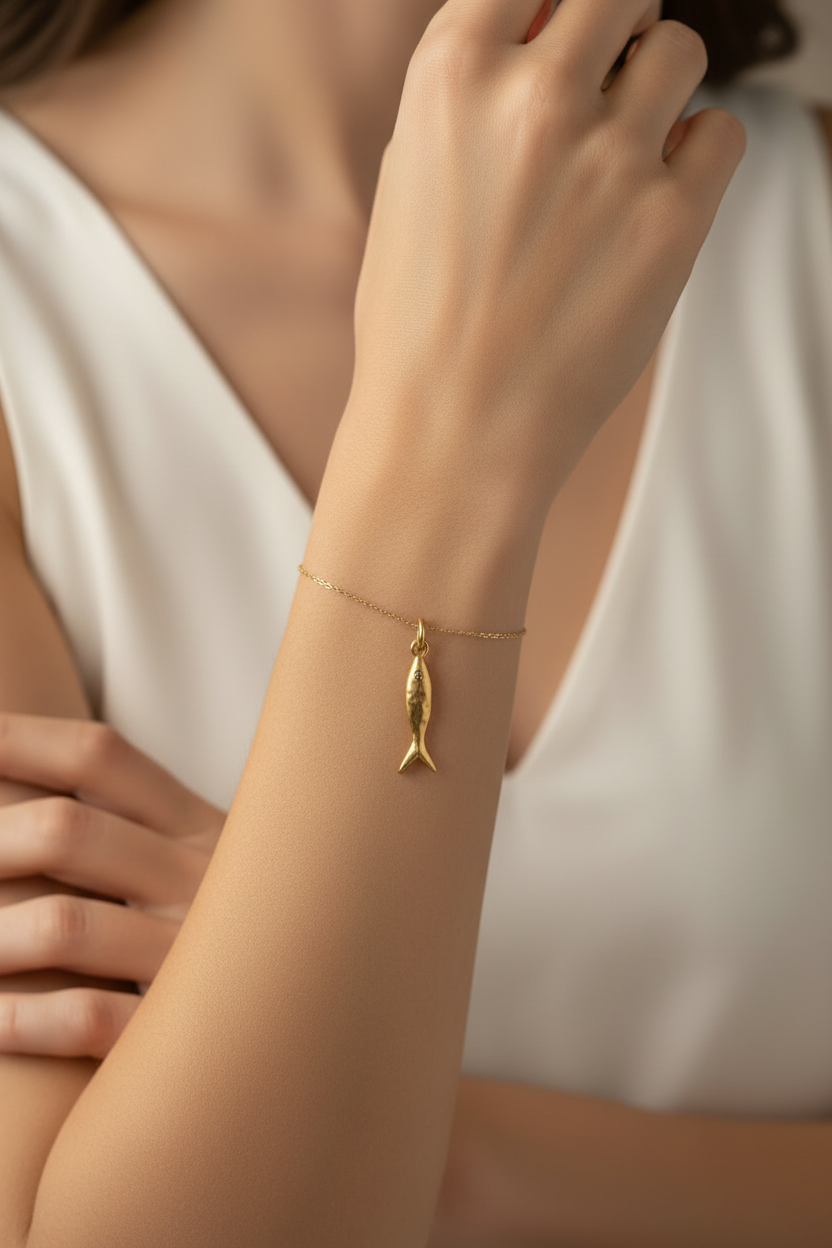 Gold Fish Charm