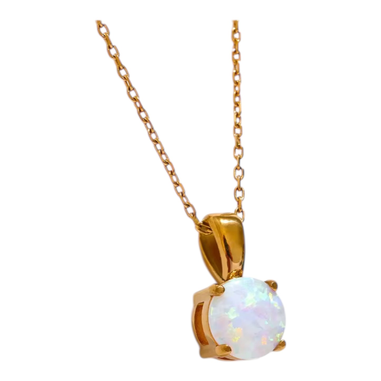 Small Opal Necklace