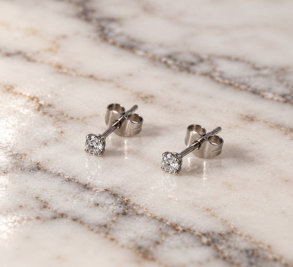 4 mm Theo CZ Studs