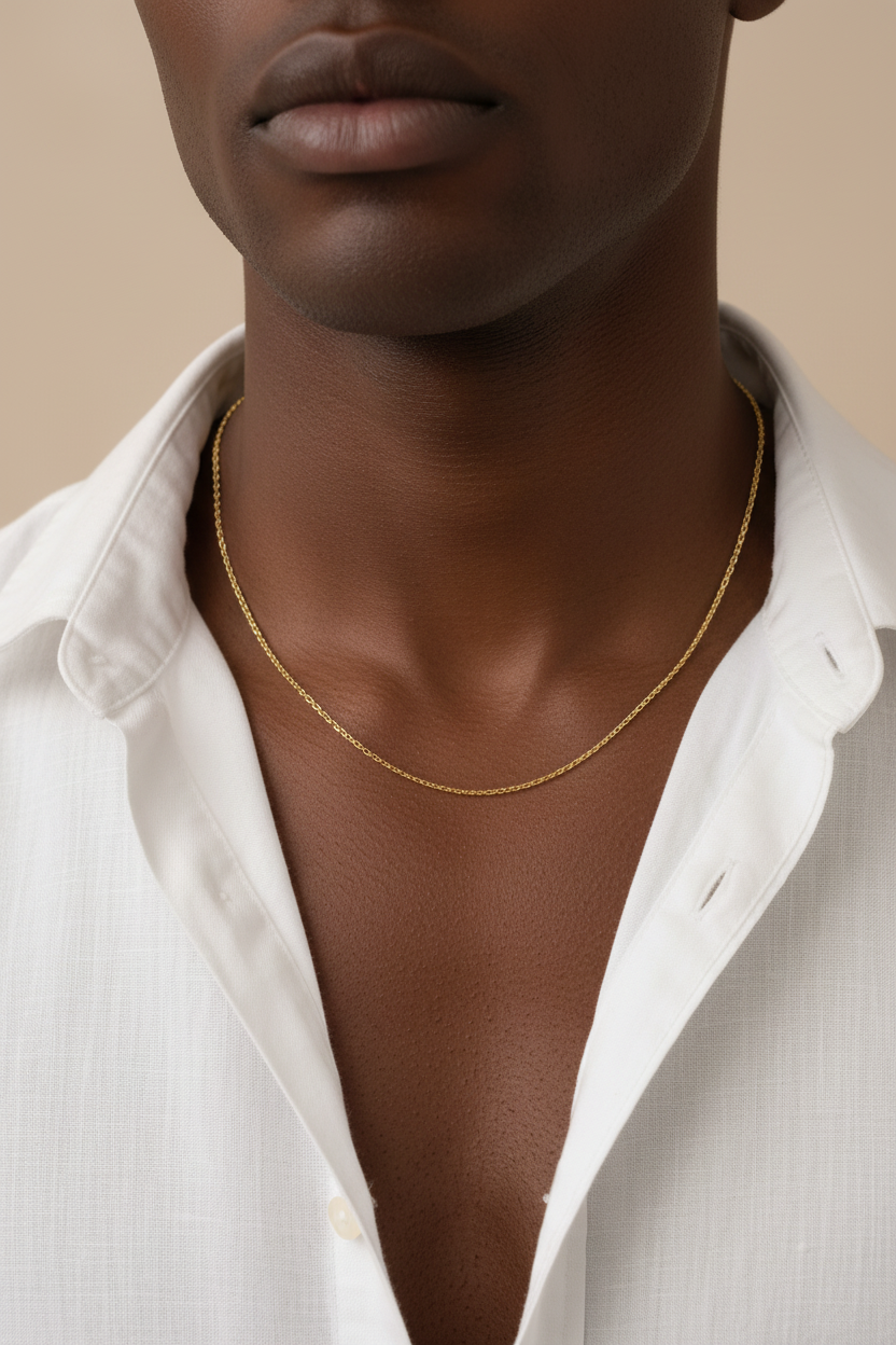 Fine Cable Chain Necklace