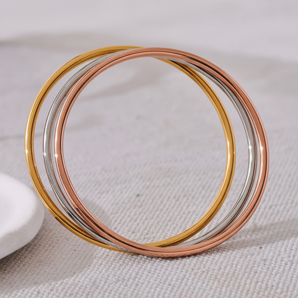 Round Stainless Bangle