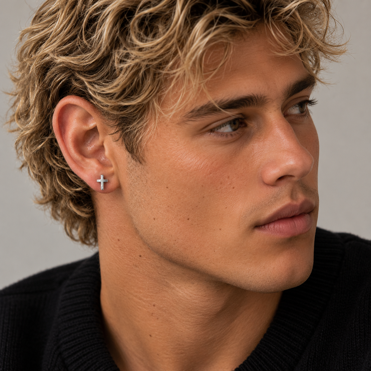 Cruz Cross Studs