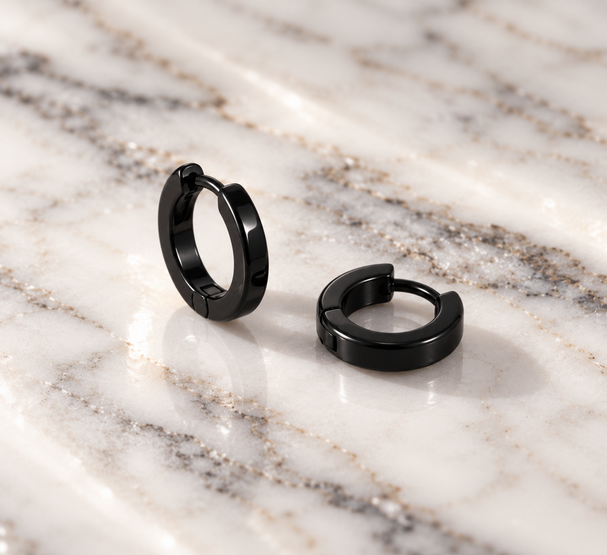 Classic Black Hoops