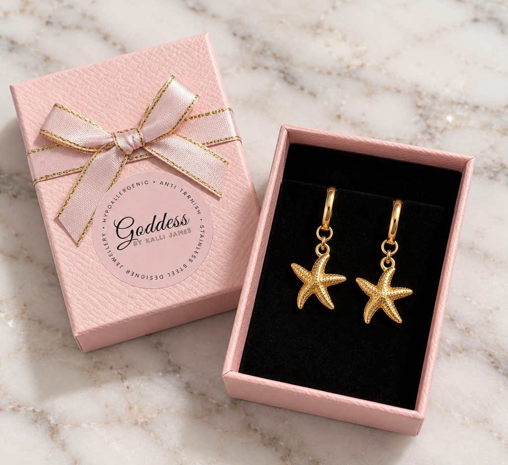 Star Fish Hoops
