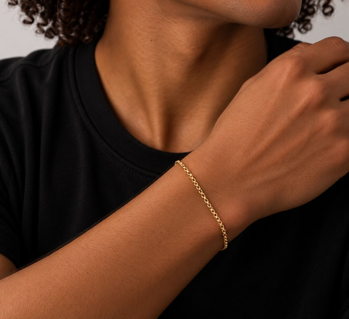Leto 3 mm Rollo Chain Bracelet