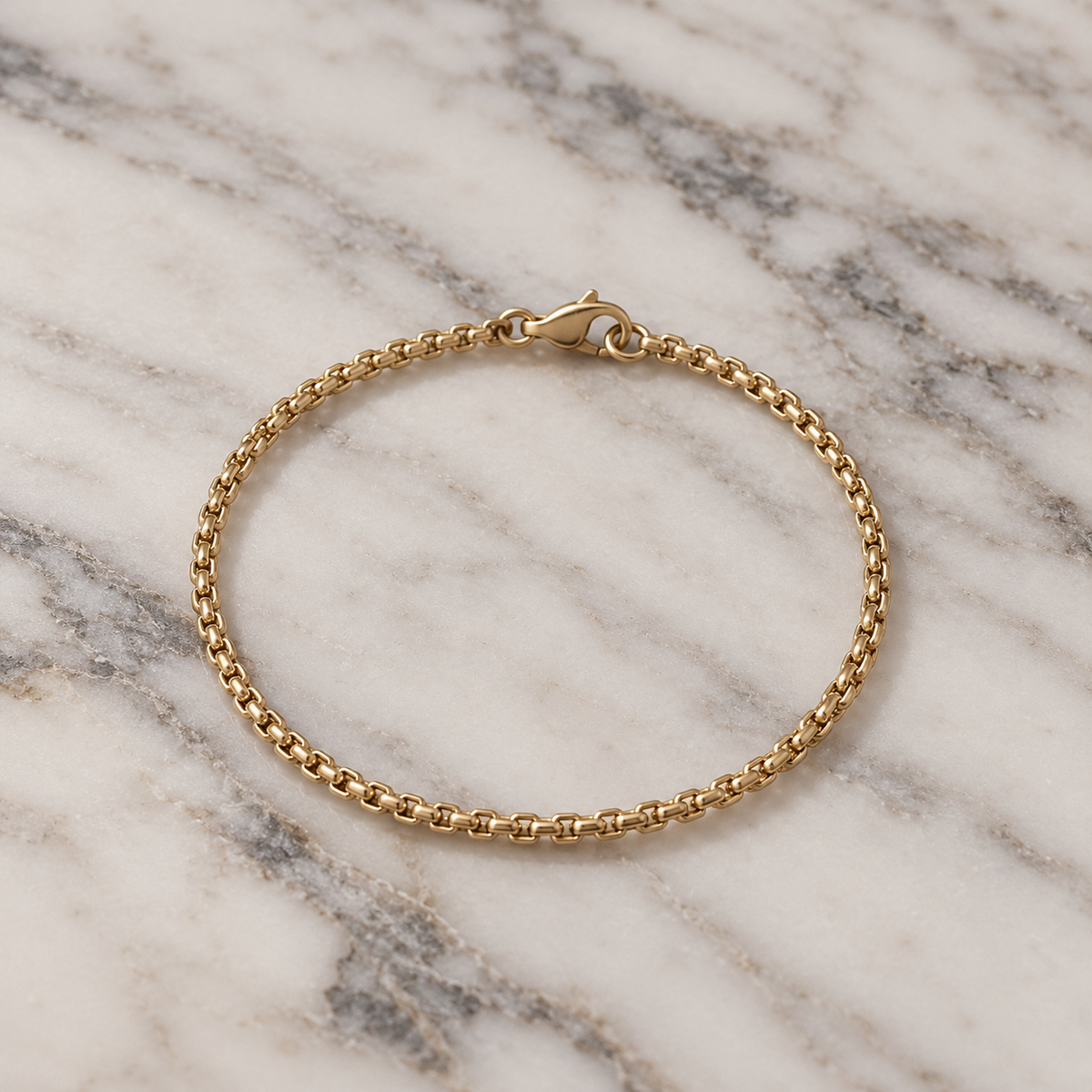 Troy 4mm Rollo Chain Bracelet