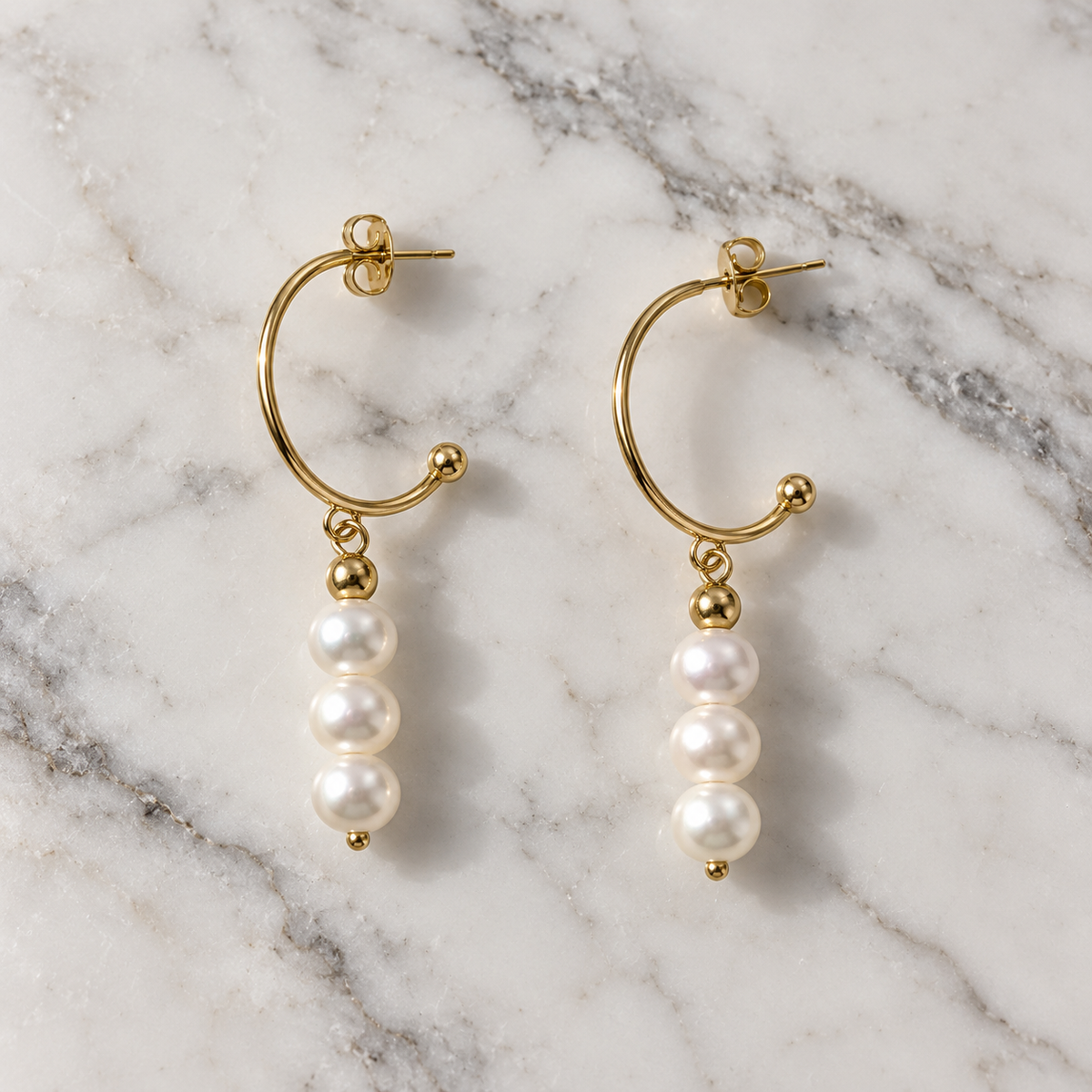 Constantina Pearl Earrings