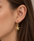 Star Fish Hoops